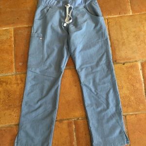 Heather Indigo scrub pants by Figs S/P